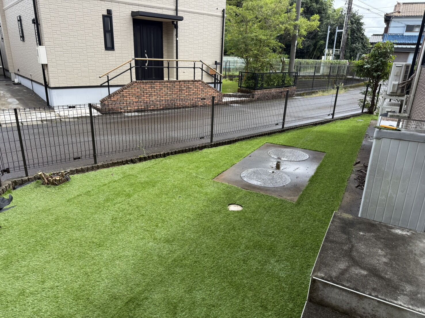 裾野市で人工芝施工
