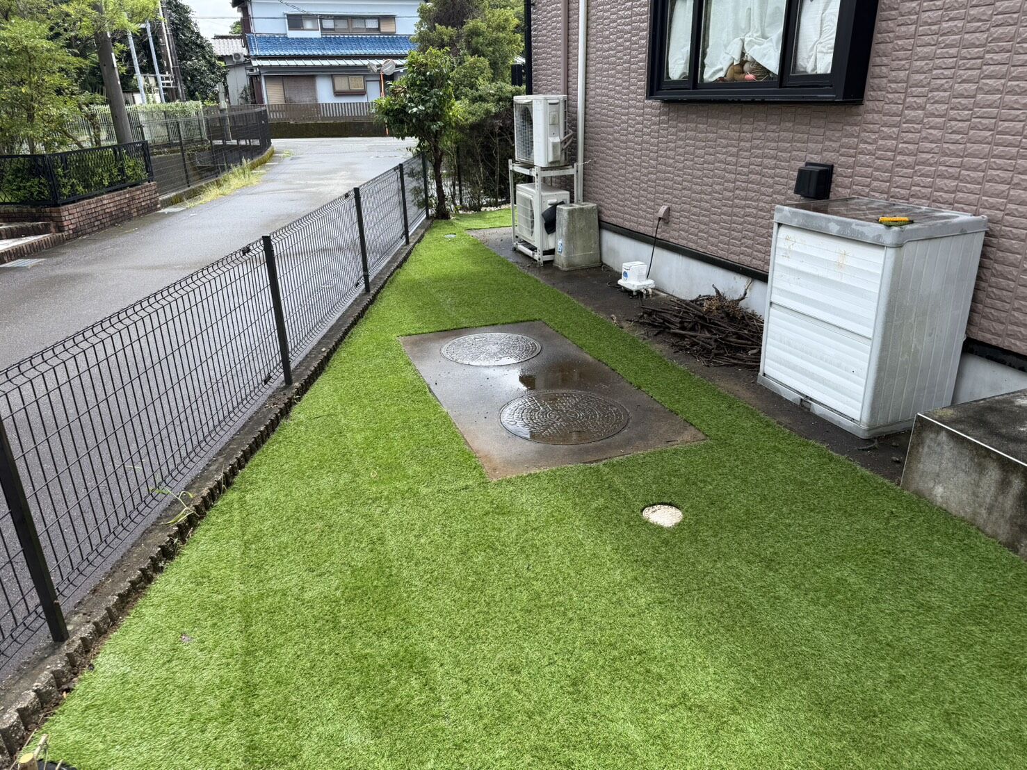 裾野市で人工芝施工