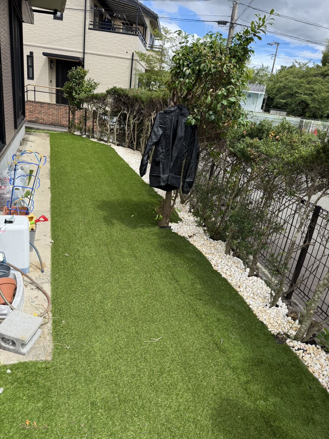 裾野市で人工芝施工